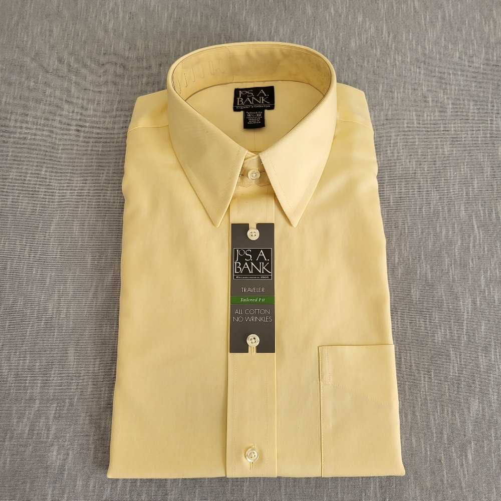 NWT Jos. A. Bank Button Down Cotton Dress Shirt